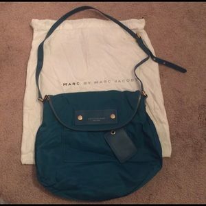 Teal Marc Jacobs nylon crossbody